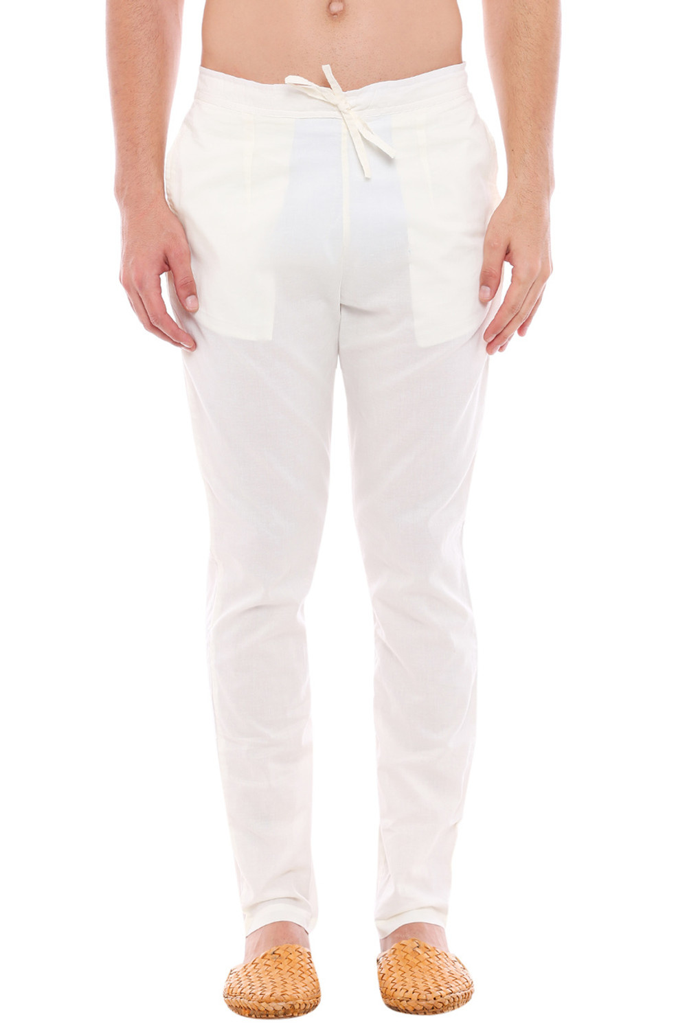 Buy ETA Off-White Slim-Fit Chinos from Westside